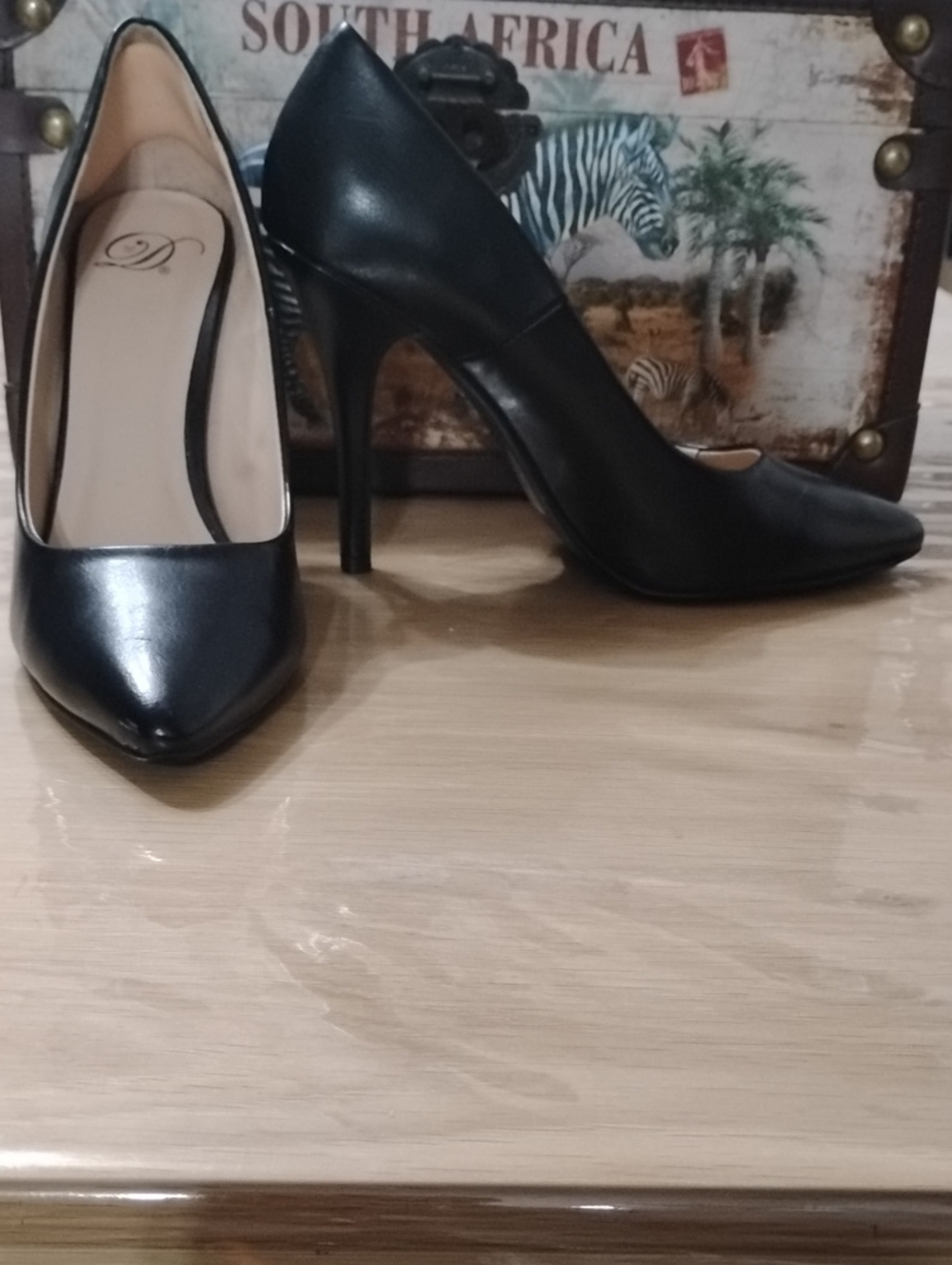 Classic Black Pointed-Toe High Heels - Women